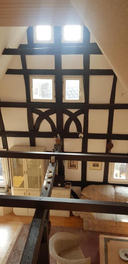 Penthouse Im Historischen Fachwerkhaus Mit Grosser Dachterrasse An Zentralster Lage Boppard Esterno foto