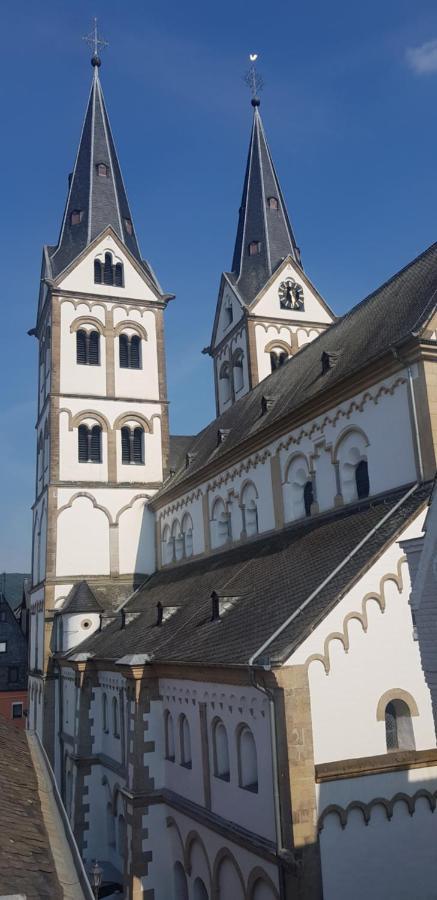 Penthouse Im Historischen Fachwerkhaus Mit Grosser Dachterrasse An Zentralster Lage Boppard Esterno foto