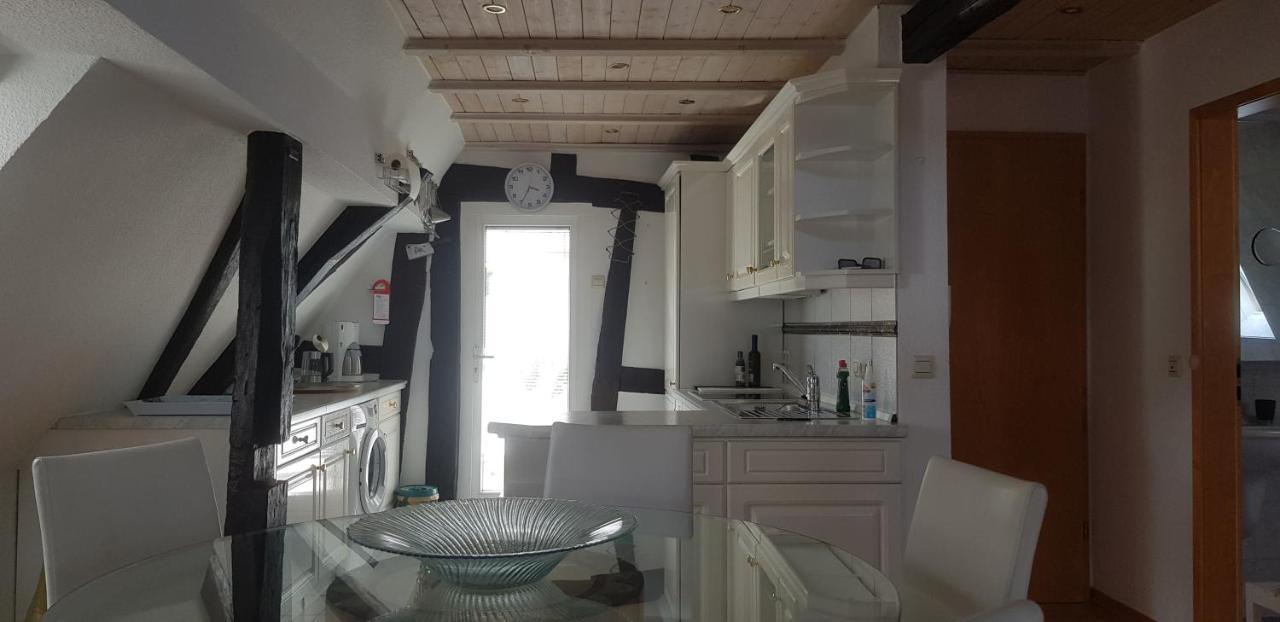 Penthouse Im Historischen Fachwerkhaus Mit Grosser Dachterrasse An Zentralster Lage Boppard Esterno foto